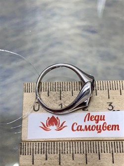 *Кольцо р.18,5 Аметист арт. SM-R02913-X-W-Pur-X-X-238 вес 3,97 г - фото 259237