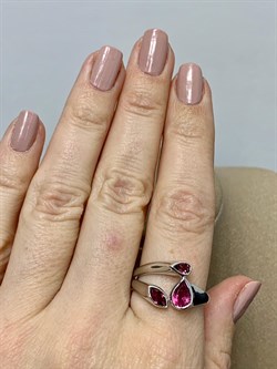 *Кольцо р.17 Розовый Турмалин арт. SM-R02913-X-W-Pin-X-X-102 вес 3,77 г - фото 259259 *Кольцо р.17 Розовый Турмалин арт. SM-R02913-X-W-Pin-X-X-102 вес 3,77 г - фото 259259