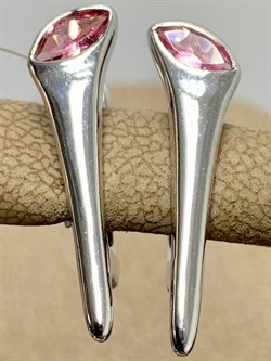 *Серьги Розовый Турмалин арт. SM-E00739-X-W-Pin-X-X-770 вес 3,99 г - фото 259272 *Серьги Розовый Турмалин арт. SM-E00739-X-W-Pin-X-X-770 вес 3,99 г - фото 259272