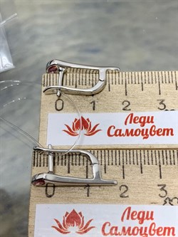 *Серьги Розовый Турмалин арт. SM-E00739-X-W-Pin-X-X-770 вес 3,99 г - фото 259275 *Серьги Розовый Турмалин арт. SM-E00739-X-W-Pin-X-X-770 вес 3,99 г - фото 259275