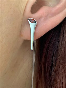 *Серьги Гранат Пироп арт. SM-E00739-X-W-PG-X-X-862 вес 3,86 г - фото 259309