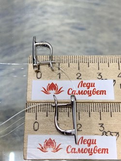 *Серьги Гранат Пироп арт. SM-E00739-X-W-PG-X-X-862 вес 3,86 г - фото 259310