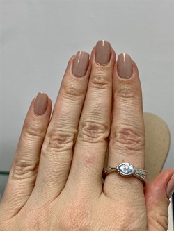 *Кольцо р.19 Голубой Топаз арт. SM-R02900-X-W-SBT-X-X-828 вес 6,73 г - фото 259323