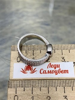 *Кольцо р.20 Голубой Топаз арт. SM-R02900-X-W-SBT-X-X-833 вес 6,81 г - фото 259329