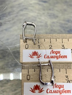 *Серьги Голубой Топаз арт. SM-E00738-X-W-SBT-X-X-492 вес 4,4 г - фото 259342 *Серьги Голубой Топаз арт. SM-E00738-X-W-SBT-X-X-492 вес 4,4 г - фото 259342