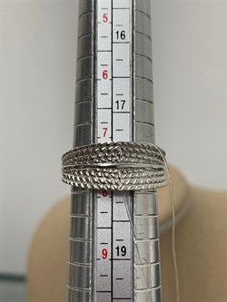 *Кольцо р.18 Родолит арт. SM-R02900-X-W-lil-X-X-998 вес 6,25 г - фото 259356