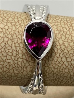 *Кольцо р.18 Родолит арт. SM-R02900-X-W-lil-X-X-998 вес 6,25 г - фото 259361