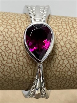*Кольцо р.18 Родолит арт. SM-R02900-X-W-lil-X-X-998 вес 6,25 г - фото 259362