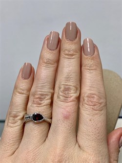 *Кольцо р.17 Родолит арт. SM-R02900-X-W-lil-X-X-986 вес 5,86 г - фото 259365