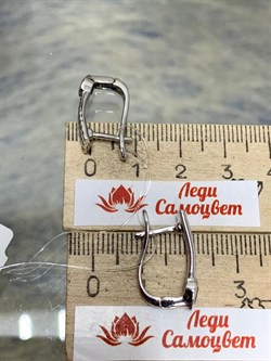 *Серьги Родолит арт. SM-E00738-X-W-lil-X-X-652 вес 4,24 г - фото 259381