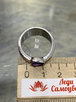 *Кольцо р.19 Аметист арт. SM-R02900-X-W-Pur-X-X-909 вес 6,37 г - фото 259398 *Кольцо р.19 Аметист арт. SM-R02900-X-W-Pur-X-X-909 вес 6,37 г - фото 259398