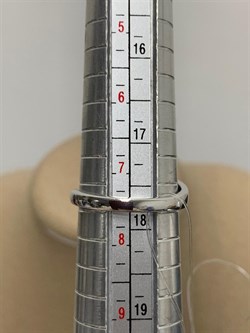 *Кольцо р.17,5 Аметист арт. SM-R02899-X-W-Pur-X-X-668 вес 2,62 г - фото 259448