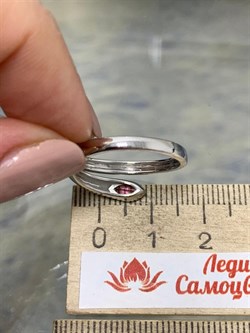 *Кольцо р.18 Розовый Турмалин арт. SM-R02899-X-W-Pin-X-X-511 вес 2,76 г - фото 259470 *Кольцо р.18 Розовый Турмалин арт. SM-R02899-X-W-Pin-X-X-511 вес 2,76 г - фото 259470