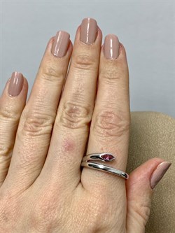 *Кольцо р.20 Розовый Турмалин арт. SM-R02899-X-W-Pin-X-X-539 вес 2,95 г - фото 259487 *Кольцо р.20 Розовый Турмалин арт. SM-R02899-X-W-Pin-X-X-539 вес 2,95 г - фото 259487