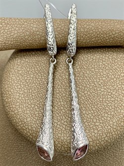 *Серьги Розовый Турмалин арт. SM-E00740-X-W-Pin-X-X-195 вес 5,75 г - фото 259496 *Серьги Розовый Турмалин арт. SM-E00740-X-W-Pin-X-X-195 вес 5,75 г - фото 259496