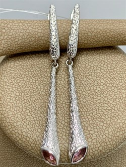 *Серьги Розовый Турмалин арт. SM-E00740-X-W-Pin-X-X-195 вес 5,75 г - фото 259498 *Серьги Розовый Турмалин арт. SM-E00740-X-W-Pin-X-X-195 вес 5,75 г - фото 259498