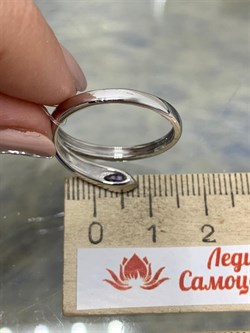 *Кольцо р.19 Танзанит арт. SM-R02899-X-W-TN-X-X-492 вес 2,82 г - фото 259529