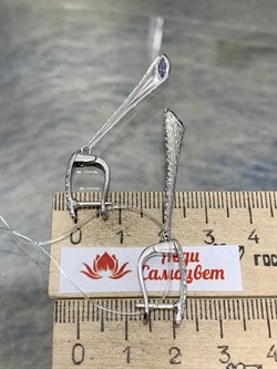 *Серьги Танзанит арт. SM-E00740-X-W-TN-X-X-156 вес 5,51 г - фото 259567 *Серьги Танзанит арт. SM-E00740-X-W-TN-X-X-156 вес 5,51 г - фото 259567