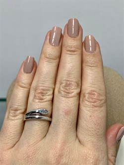 *Кольцо р.17 Голубой Топаз арт. SM-R02899-X-W-SBT-X-X-594 вес 2,56 г - фото 259603