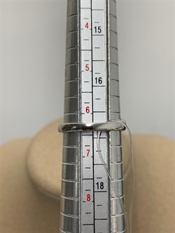 *Кольцо р.17 Голубой Топаз арт. SM-R02899-X-W-SBT-X-X-594 вес 2,56 г - фото 259604