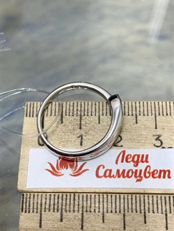 *Кольцо р.18,5 Голубой Топаз арт. SM-R02899-X-W-SBT-X-X-615 вес 2,77 г - фото 259617