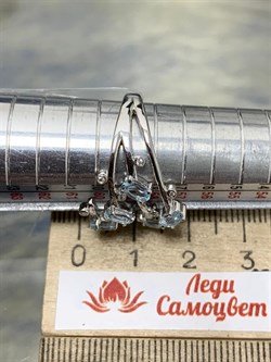 *Кольцо р.16,5 Голубой Топаз арт. SM-R02901-X-W-SBT-X-W-742 вес 4,48 г - фото 259672 *Кольцо р.16,5 Голубой Топаз арт. SM-R02901-X-W-SBT-X-W-742 вес 4,48 г - фото 259672