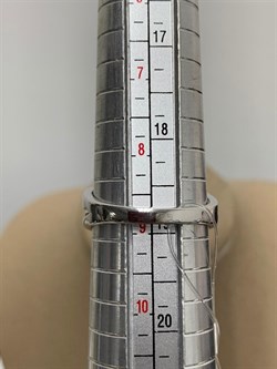*Кольцо р.19 Родолит арт. SM-R02901-X-W-lil-X-W-848 вес 4,57 г - фото 259740
