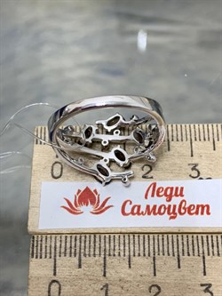 *Кольцо р.18,5 Дымчатый Кварц арт. SM-R02901-X-W-BR-X-W-851 вес 4,52 г - фото 259813 *Кольцо р.18,5 Дымчатый Кварц арт. SM-R02901-X-W-BR-X-W-851 вес 4,52 г - фото 259813