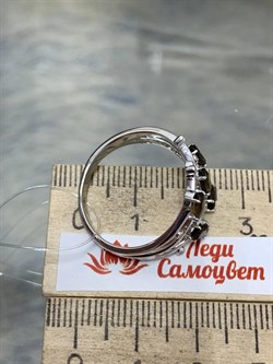 *Кольцо р.18,5 Дымчатый Кварц арт. SM-R02901-X-W-BR-X-W-851 вес 4,52 г - фото 259817 *Кольцо р.18,5 Дымчатый Кварц арт. SM-R02901-X-W-BR-X-W-851 вес 4,52 г - фото 259817