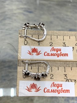 *Серьги Дымчатый Кварц арт. SM-E00741-X-W-BR-X-W-587 вес 4,7 г - фото 259828 *Серьги Дымчатый Кварц арт. SM-E00741-X-W-BR-X-W-587 вес 4,7 г - фото 259828