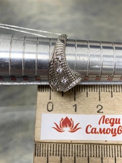 *Кольцо р.19 Сеточки Белый Фианит Микро Вставки арт. FA-R02289-X-W-X-X-W-145 вес 1,97 г - фото 260145 *Кольцо р.19 Сеточки Белый Фианит Микро Вставки арт. FA-R02289-X-W-X-X-W-145 вес 1,97 г - фото 260145