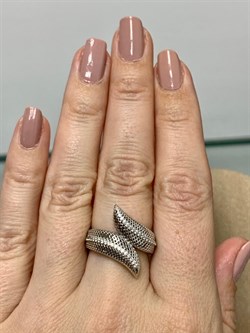 *Кольцо р.17 Сеточки Белый Фианит Микро Вставки арт. FA-R02307-X-W-X-X-W-255 вес 2,75 г - фото 260253 *Кольцо р.17 Сеточки Белый Фианит Микро Вставки арт. FA-R02307-X-W-X-X-W-255 вес 2,75 г - фото 260253