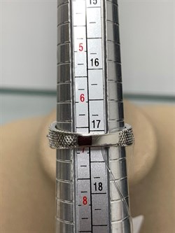 *Кольцо р.17 Сеточки Белый Фианит Микро Вставки арт. FA-R02307-X-W-X-X-W-255 вес 2,75 г - фото 260254 *Кольцо р.17 Сеточки Белый Фианит Микро Вставки арт. FA-R02307-X-W-X-X-W-255 вес 2,75 г - фото 260254