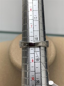 *Кольцо р.18 Сеточки Белый Фианит Микро Вставки арт. FA-R02307-X-W-X-X-W-296 вес 2,72 г - фото 260269 *Кольцо р.18 Сеточки Белый Фианит Микро Вставки арт. FA-R02307-X-W-X-X-W-296 вес 2,72 г - фото 260269