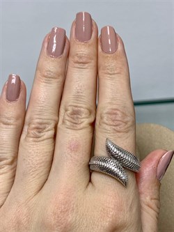 *Кольцо р.19 Сеточки Белый Фианит Микро Вставки арт. FA-R02307-X-W-X-X-W-350 вес 3,1 г - фото 260271 *Кольцо р.19 Сеточки Белый Фианит Микро Вставки арт. FA-R02307-X-W-X-X-W-350 вес 3,1 г - фото 260271