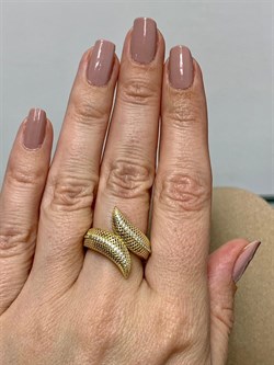 *Кольцо р.17 Сеточки Белый Фианит Микро Вставки арт. FA-R02307-X-L-X-X-W-092 вес 2,8 г - фото 260287 *Кольцо р.17 Сеточки Белый Фианит Микро Вставки арт. FA-R02307-X-L-X-X-W-092 вес 2,8 г - фото 260287