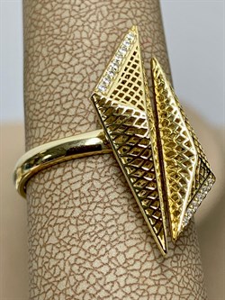 *Кольцо р.17 Сеточки Белый Фианит Микро Вставки арт. FA-R02303-X-L-X-X-W-795 вес 3,18 г - фото 260320 *Кольцо р.17 Сеточки Белый Фианит Микро Вставки арт. FA-R02303-X-L-X-X-W-795 вес 3,18 г - фото 260320