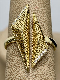 *Кольцо р.17 Сеточки Белый Фианит Микро Вставки арт. FA-R02303-X-L-X-X-W-795 вес 3,18 г - фото 260322 *Кольцо р.17 Сеточки Белый Фианит Микро Вставки арт. FA-R02303-X-L-X-X-W-795 вес 3,18 г - фото 260322