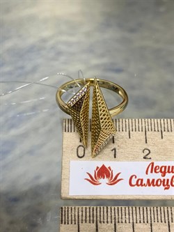 *Кольцо р.17 Сеточки Белый Фианит Микро Вставки арт. FA-R02303-X-L-X-X-W-795 вес 3,18 г - фото 260330 *Кольцо р.17 Сеточки Белый Фианит Микро Вставки арт. FA-R02303-X-L-X-X-W-795 вес 3,18 г - фото 260330