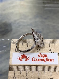 *Кольцо р.18 Сеточки Белый Фианит Микро Вставки арт. FA-R02303-X-W-X-X-W-001 вес 3,01 г - фото 260378 *Кольцо р.18 Сеточки Белый Фианит Микро Вставки арт. FA-R02303-X-W-X-X-W-001 вес 3,01 г - фото 260378