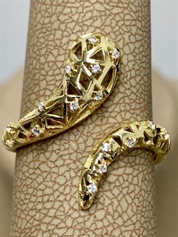 *Кольцо р.17 Сеточки Белый Фианит Микро Вставки арт. FA-R02322-X-L-X-X-W-670 вес 2,05 г - фото 260421 *Кольцо р.17 Сеточки Белый Фианит Микро Вставки арт. FA-R02322-X-L-X-X-W-670 вес 2,05 г - фото 260421