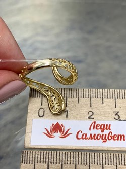 *Кольцо р.17 Сеточки Белый Фианит Микро Вставки арт. FA-R02322-X-L-X-X-W-670 вес 2,05 г - фото 260422 *Кольцо р.17 Сеточки Белый Фианит Микро Вставки арт. FA-R02322-X-L-X-X-W-670 вес 2,05 г - фото 260422