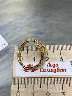 *Кольцо р.18 Сеточки Белый Фианит Микро Вставки арт. FA-R02322-X-L-X-X-W-747 вес 2,17 г - фото 260438 *Кольцо р.18 Сеточки Белый Фианит Микро Вставки арт. FA-R02322-X-L-X-X-W-747 вес 2,17 г - фото 260438