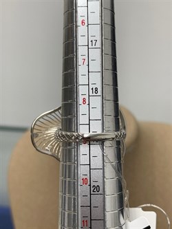 *Кольцо р.19 Сеточки Белый Фианит Микро Вставки арт. FA-R03216-X-W-X-X-W-977 вес 4,07 г - фото 260548 *Кольцо р.19 Сеточки Белый Фианит Микро Вставки арт. FA-R03216-X-W-X-X-W-977 вес 4,07 г - фото 260548