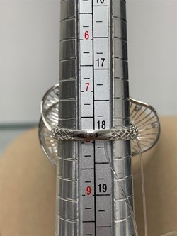 *Кольцо р.18 Сеточки Белый Фианит Микро Вставки арт. FA-R03216-X-W-X-X-W-908 вес 3,95 г - фото 260567 *Кольцо р.18 Сеточки Белый Фианит Микро Вставки арт. FA-R03216-X-W-X-X-W-908 вес 3,95 г - фото 260567