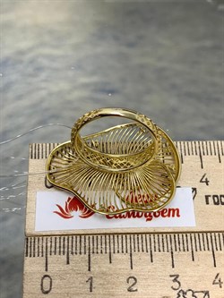 *Кольцо р.18 Сеточки Белый Фианит Микро Вставки арт. FA-R03216-X-L-X-X-W-779 вес 3,96 г - фото 260582 *Кольцо р.18 Сеточки Белый Фианит Микро Вставки арт. FA-R03216-X-L-X-X-W-779 вес 3,96 г - фото 260582