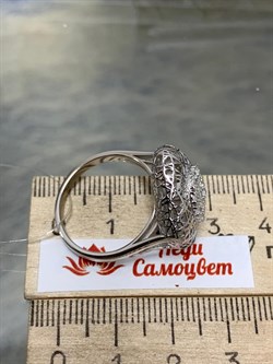 *Кольцо р.17 Сеточки Белый Фианит Микро Вставки арт. FA-R03218-X-W-W-X-W-187 вес 3,87 г - фото 260621 *Кольцо р.17 Сеточки Белый Фианит Микро Вставки арт. FA-R03218-X-W-W-X-W-187 вес 3,87 г - фото 260621