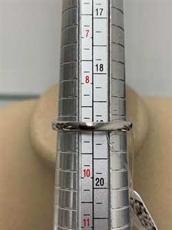 *Кольцо р.19 Сеточки Белый Фианит Микро Вставки арт. FA-R03218-X-W-W-X-W-279 вес 4 г - фото 260641 *Кольцо р.19 Сеточки Белый Фианит Микро Вставки арт. FA-R03218-X-W-W-X-W-279 вес 4 г - фото 260641