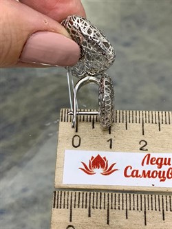 *Серьги Сеточки Белый Фианит Микро Вставки арт. FA-E03218-X-W-W-X-W-785 вес 6,43 г - фото 260647 *Серьги Сеточки Белый Фианит Микро Вставки арт. FA-E03218-X-W-W-X-W-785 вес 6,43 г - фото 260647