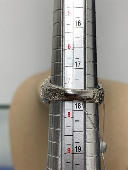 *Кольцо р.18 Сеточки Белый Фианит Микро Вставки арт. FA-R02358-X-W-X-X-W-349 вес 4,57 г - фото 260690 *Кольцо р.18 Сеточки Белый Фианит Микро Вставки арт. FA-R02358-X-W-X-X-W-349 вес 4,57 г - фото 260690